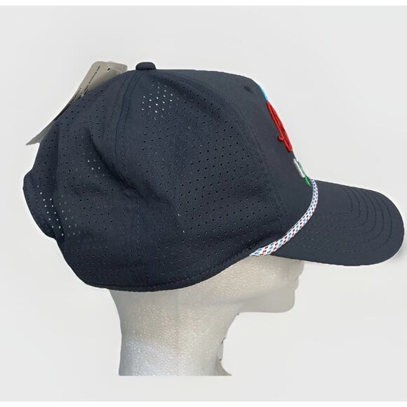 Authentic Coors Light Embroidered 19th Hole Snapback Vented Rope Golf Hat Gray - Picture 8 of 9